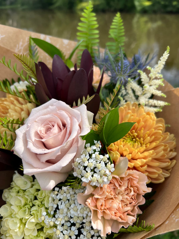 Bouquet d’automne doux et romantique au choix du fleuriste