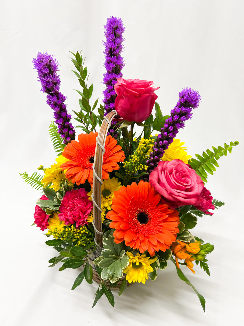 Explosion of colours basket!